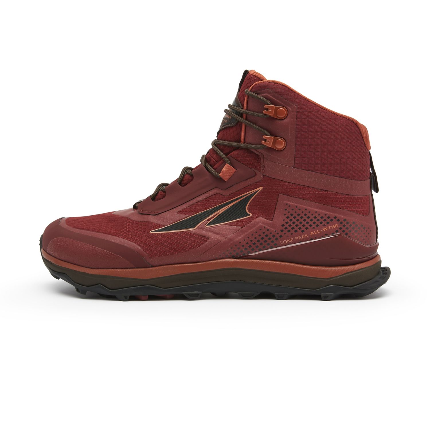 Botas Caminhada Altra Lone Peak All-wthr Medio Masculino Bordeaux | Portugal-61073929