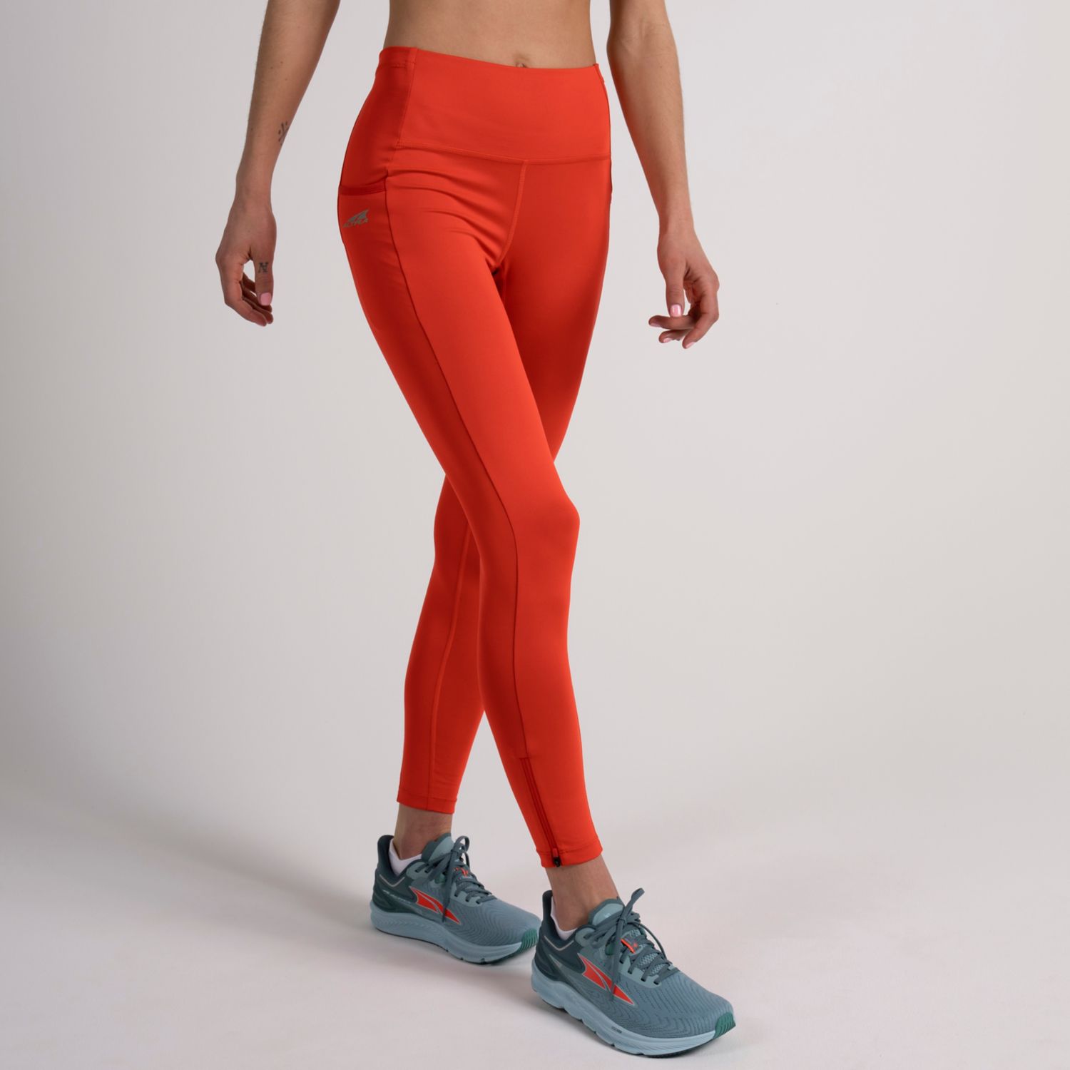 Calça Legging Altra Core Crop Feminino Vermelhas | Portugal-40136259