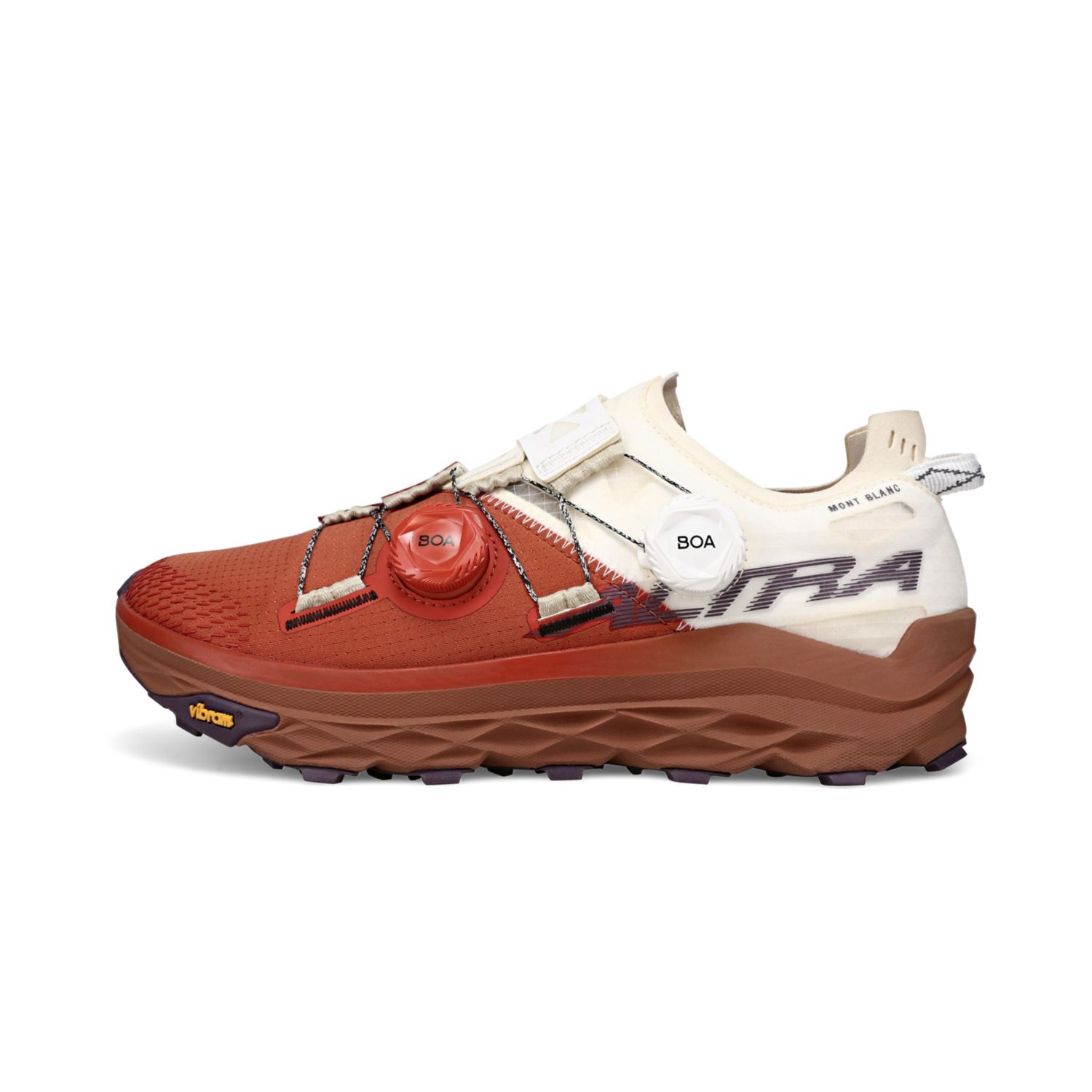 Sapatilhas Trail Running Altra Mont Blanc Boa Feminino Bordeaux | Portugal-54273919