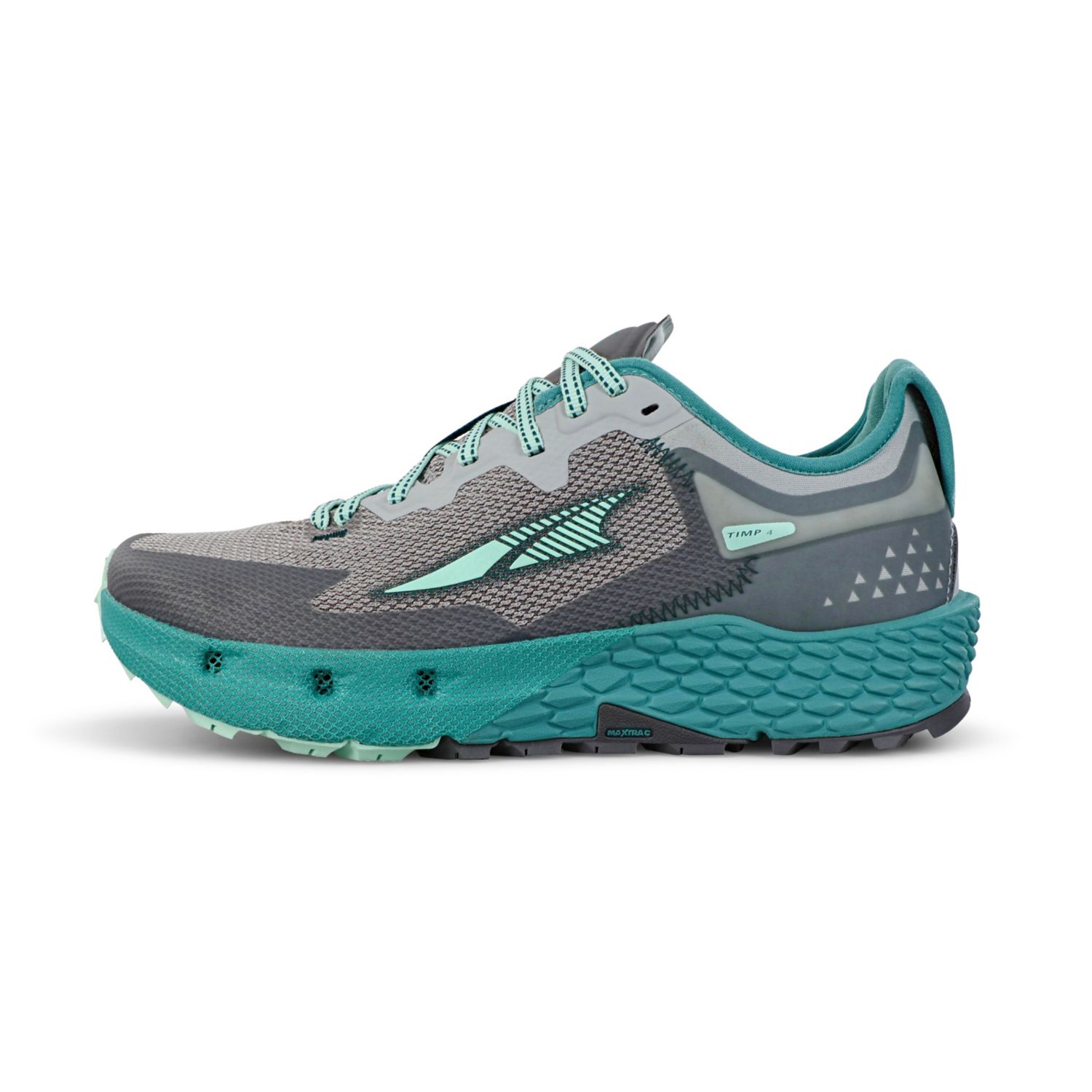 Sapatilhas Trail Running Altra Timp 4 Feminino Cinzentas Turquesa | Portugal-41395789