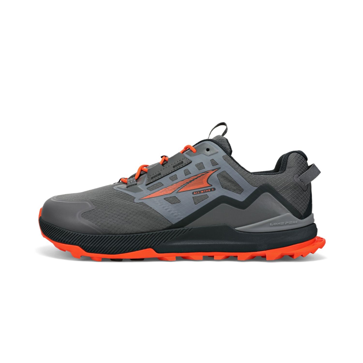 Tênis De Caminhada Altra Lone Peak All-wthr Low 2 Masculino Cinzentas Laranja | Portugal-06597439