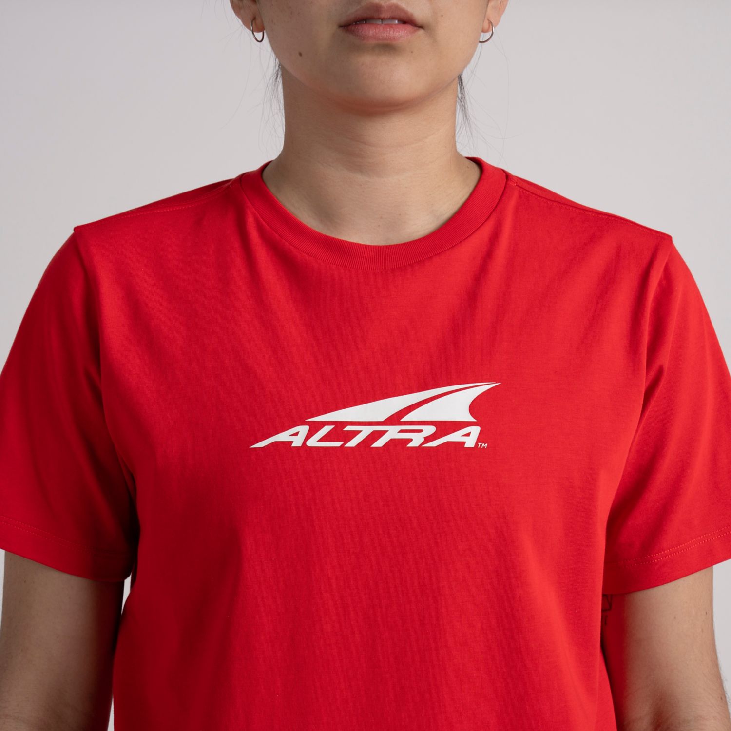 Camiseta Altra Everyday Recycled Feminino Vermelhas | Portugal-98034269