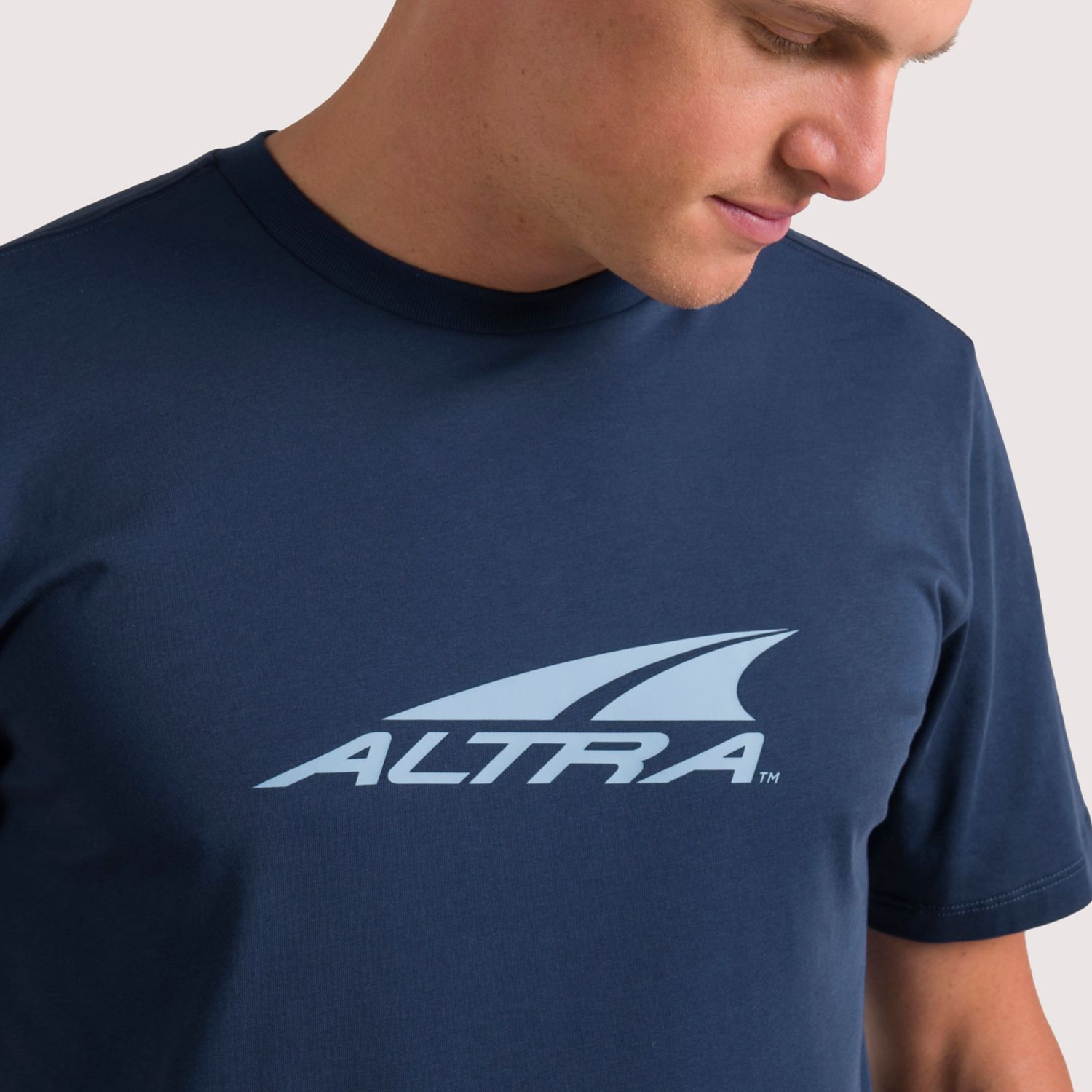 Camiseta Altra Everyday Recycled Masculino Azuis | Portugal-61920379