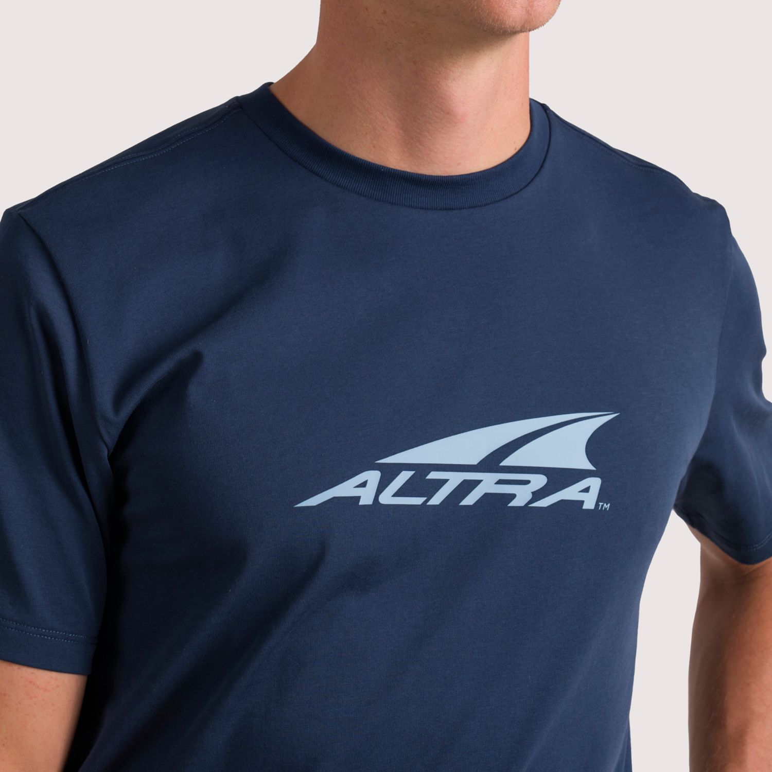 Camiseta Altra Everyday Recycled Masculino Azuis | Portugal-61920379