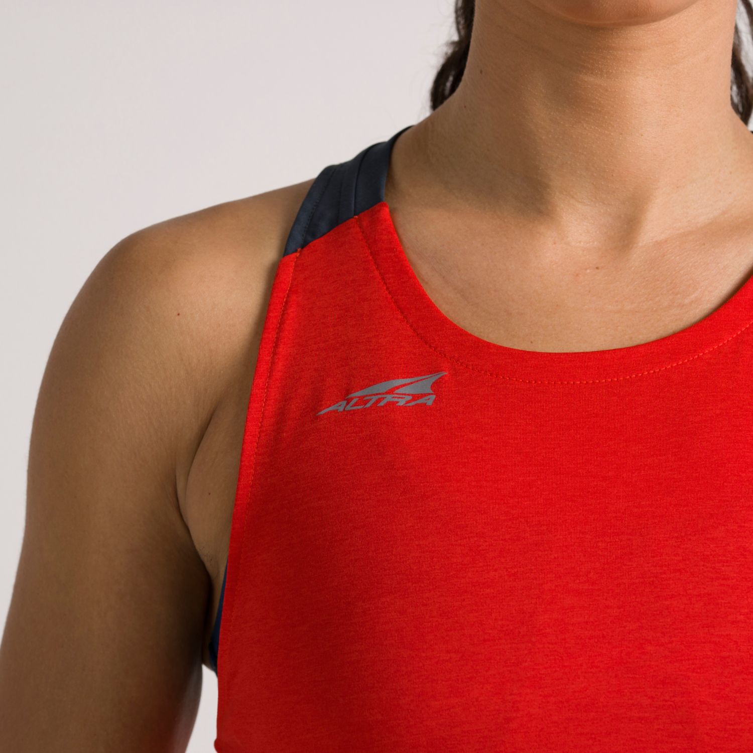 Camisetas Regata Altra Vanish Feminino Vermelhas | Portugal-85032679