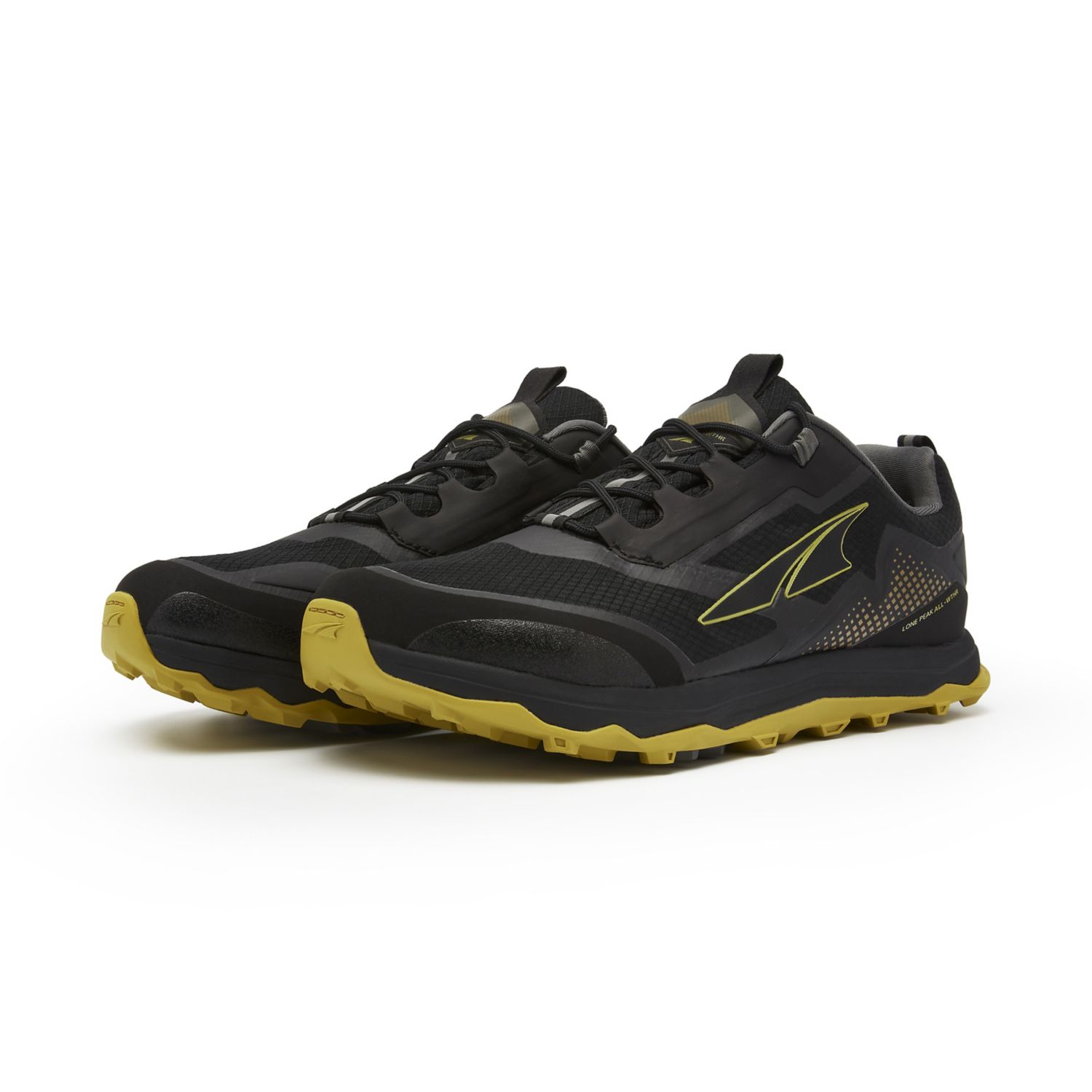 Sapatilhas Trail Running Altra Lone Peak All-wthr Low Masculino Pretas Amarelas | Portugal-36147589