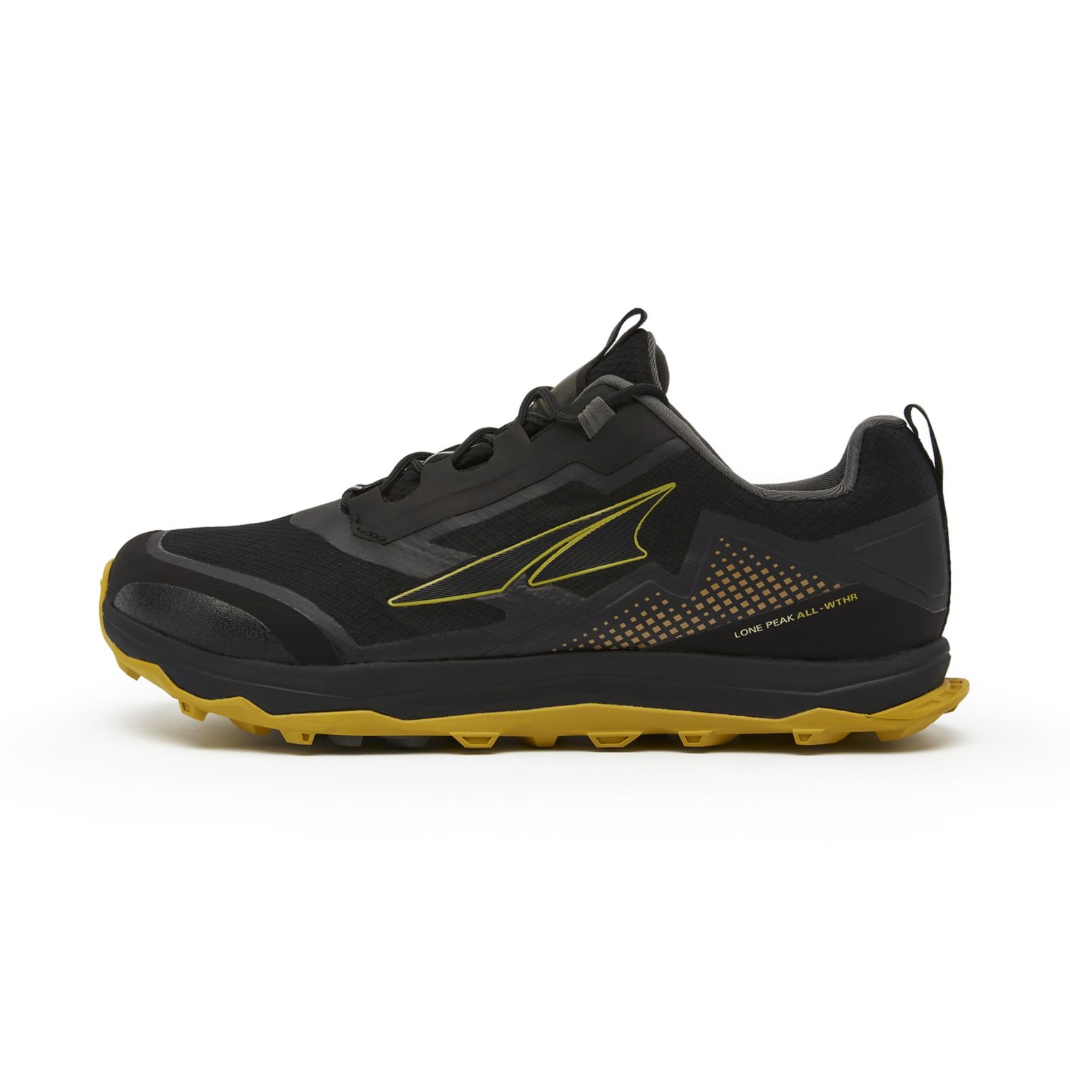 Sapatilhas Trail Running Altra Lone Peak All-wthr Low Masculino Pretas Amarelas | Portugal-36147589