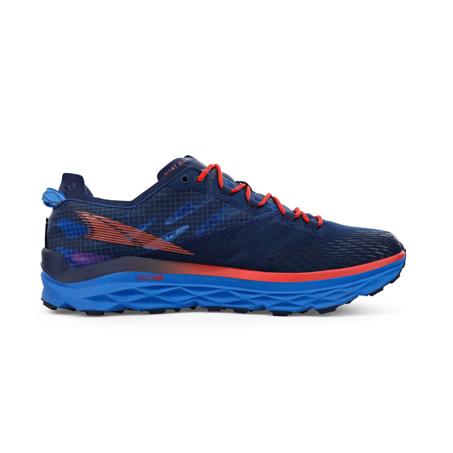 Sapatilhas Trail Running Altra Mont Blanc Masculino Azuis Vermelhas | Portugal-10596239