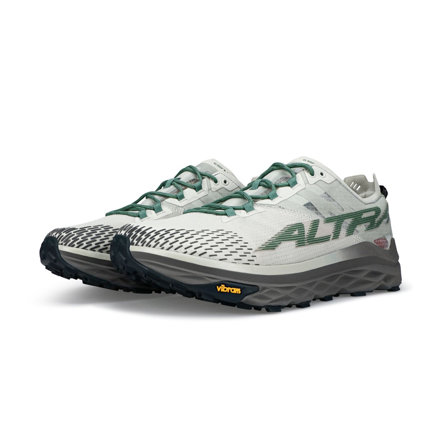 Sapatilhas Trail Running Altra Mont Blanc Masculino Cinzentas Verdes | Portugal-47985369