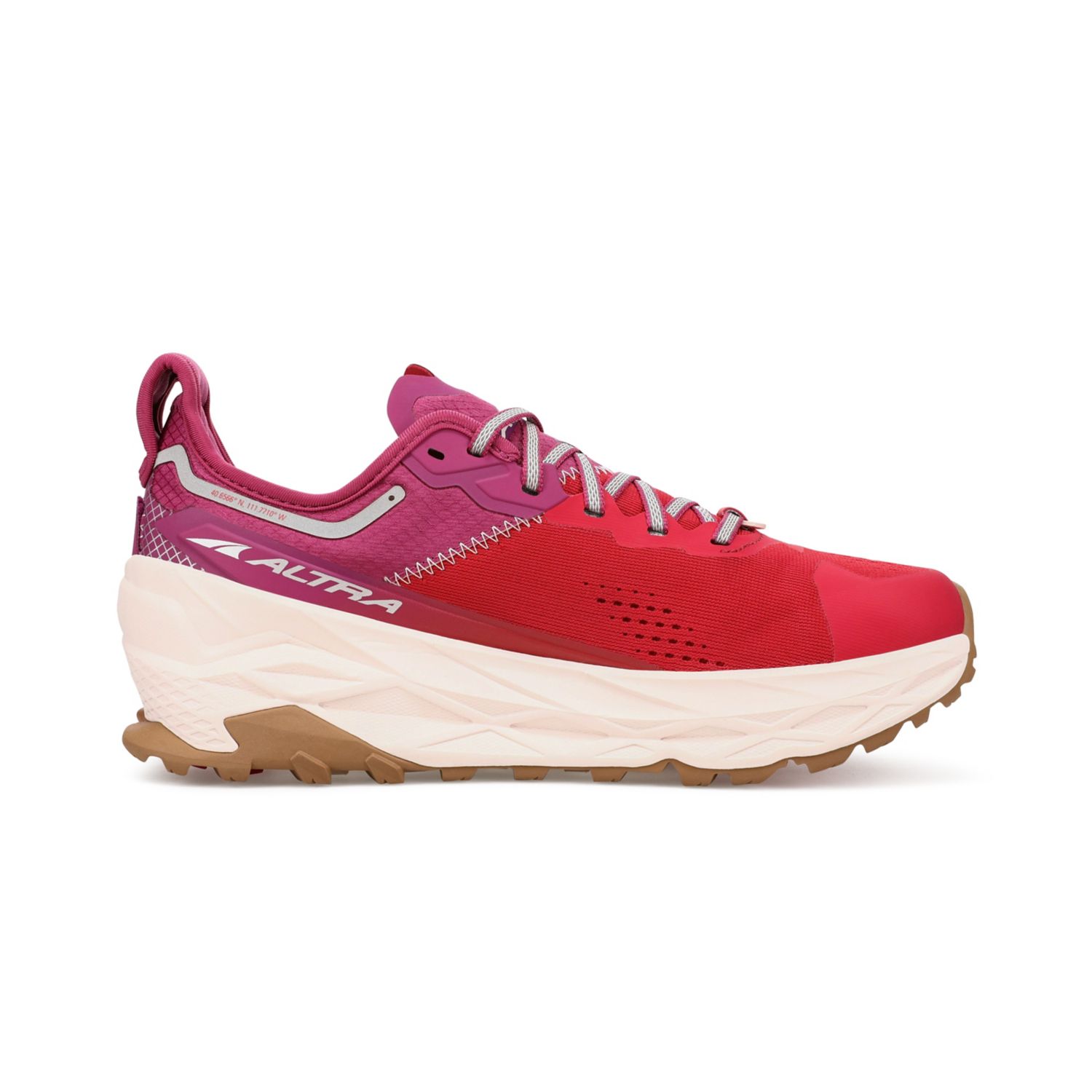 Sapatilhas Trail Running Altra Olympus 5 Feminino Vermelhas Roxo | Portugal-32907469