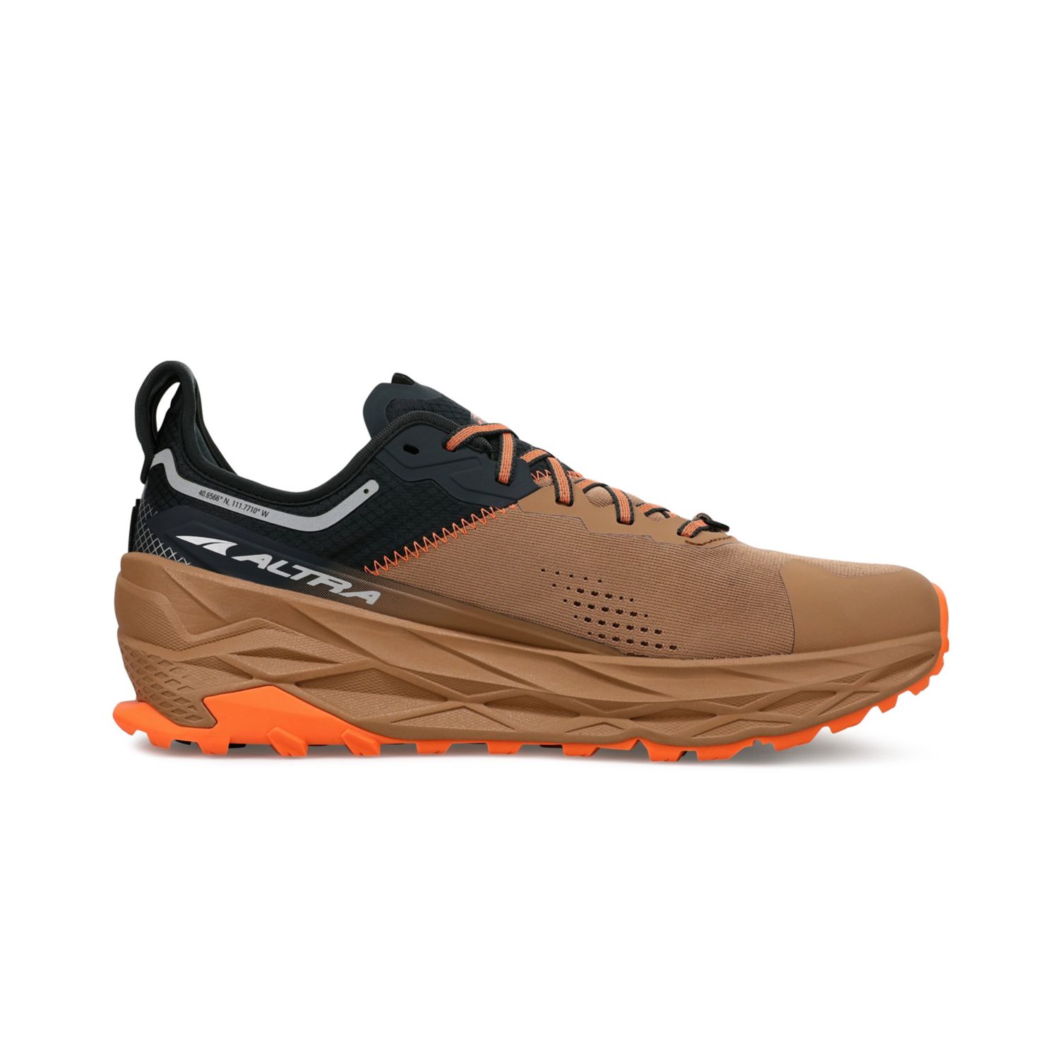 Sapatilhas Trail Running Altra Olympus 5 Masculino Marrom | Portugal-69254319