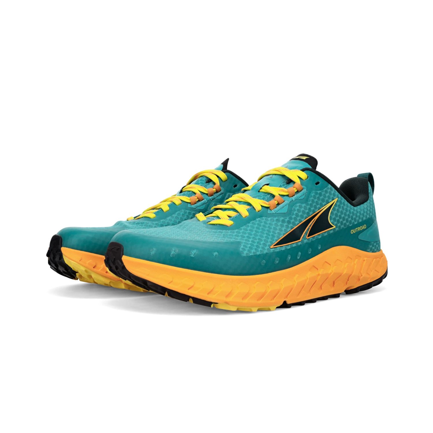 Sapatilhas Trail Running Altra Outroad Feminino Turquesa Amarelas | Portugal-74651209