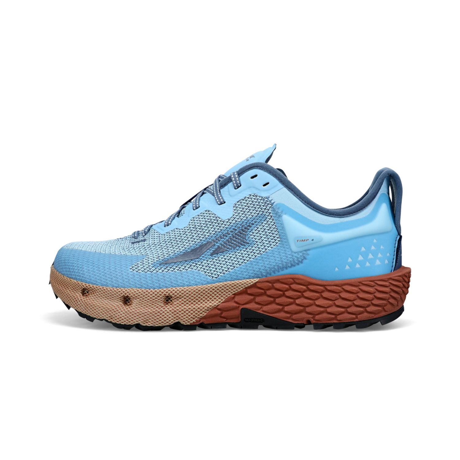 Sapatilhas Trail Running Altra Timp 4 Masculino Luz Azuis | Portugal-16597039