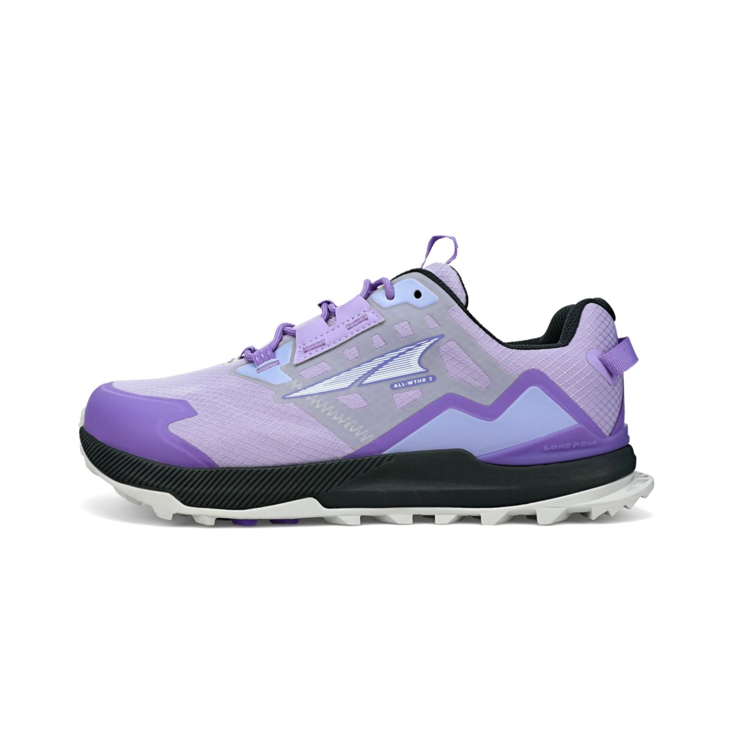 Tênis De Caminhada Altra Lone Peak All-wthr Low 2 Feminino Cinzentas Roxo | Portugal-71650299